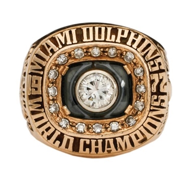 1972 Miami Dolphins Super Bowl Championship Owners Ring (LOA from Recipient)